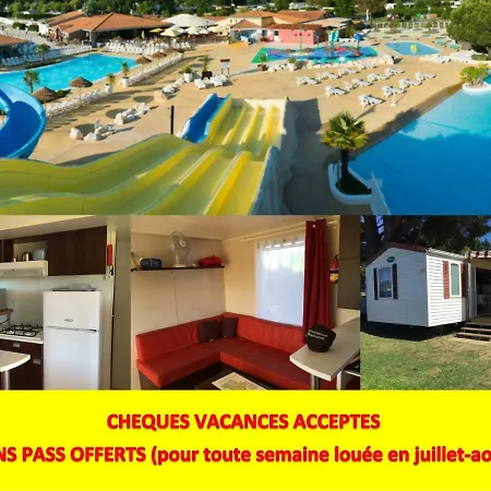 Campingplatz Mobilhome 3ch 6pers Camping 4 Etoiles La Palmyre Les Mathes